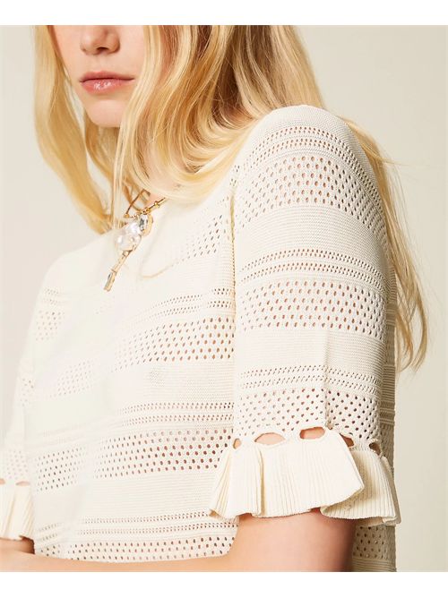 Maglia con volant TWINSET | TP3082/00059